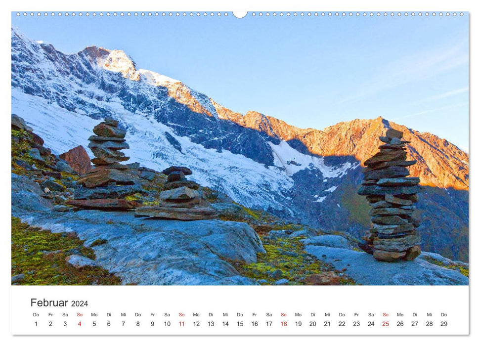 Le Dreiherrenspitze 3499m (Calendrier mural CALVENDO Premium 2024) 