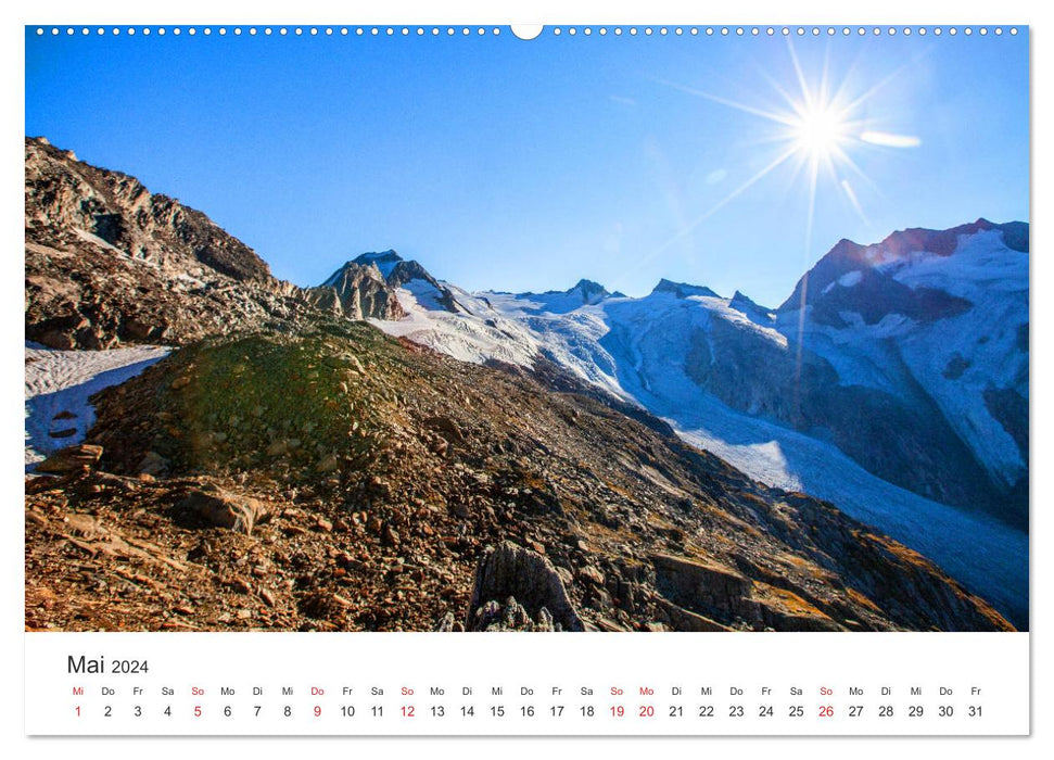 Le Dreiherrenspitze 3499m (Calendrier mural CALVENDO Premium 2024) 