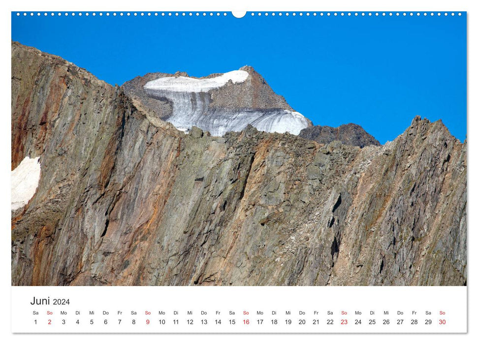 Le Dreiherrenspitze 3499m (Calendrier mural CALVENDO Premium 2024) 