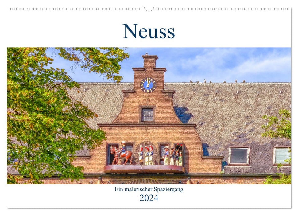 Neuss - Ein malerischer Spaziergang (CALVENDO Wandkalender 2024)
