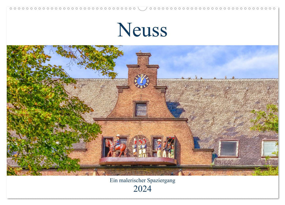 Neuss - Une promenade pittoresque (Calendrier mural CALVENDO 2024) 