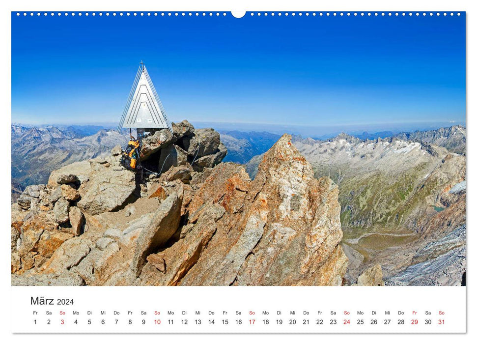 Le Dreiherrenspitze 3499m (calendrier mural CALVENDO 2024) 