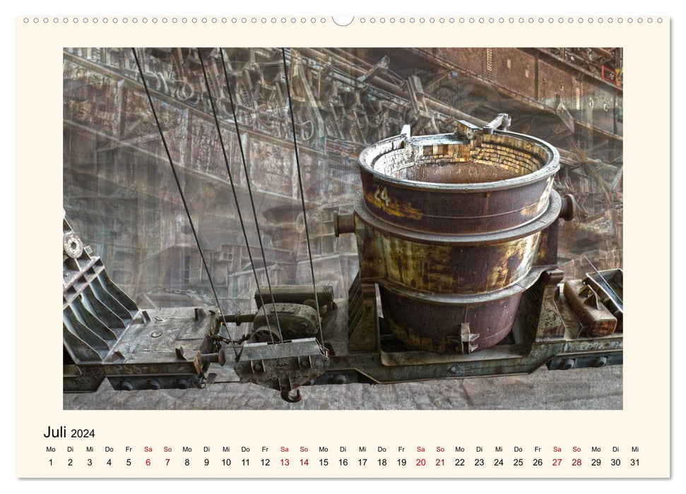 Musée industriel de Brandebourg (Calvendo Premium Wall Calendar 2024) 