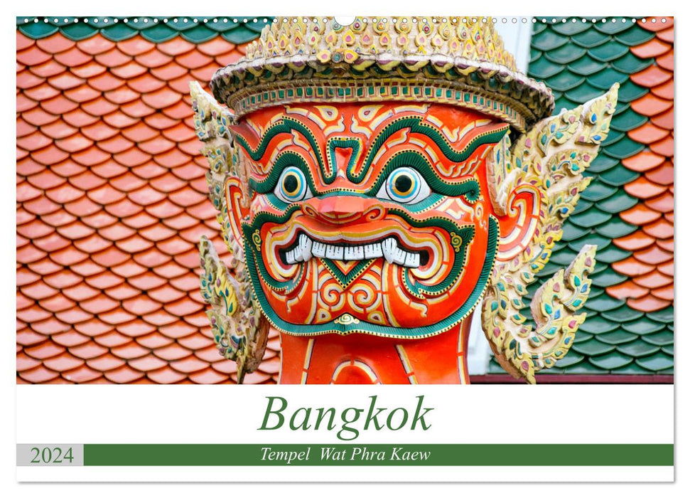 Bangkok - Tempel Wat Phra Kaew (CALVENDO Wandkalender 2024)