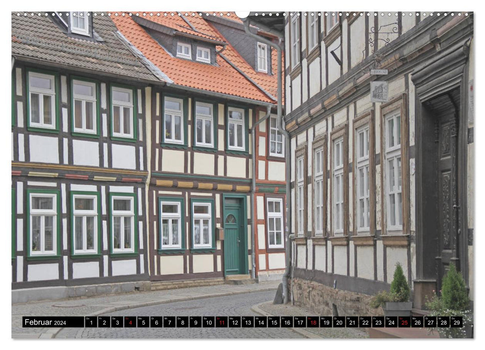 Wernigerode - ville à colombages sur le Harz (Calendrier mural CALVENDO Premium 2024) 