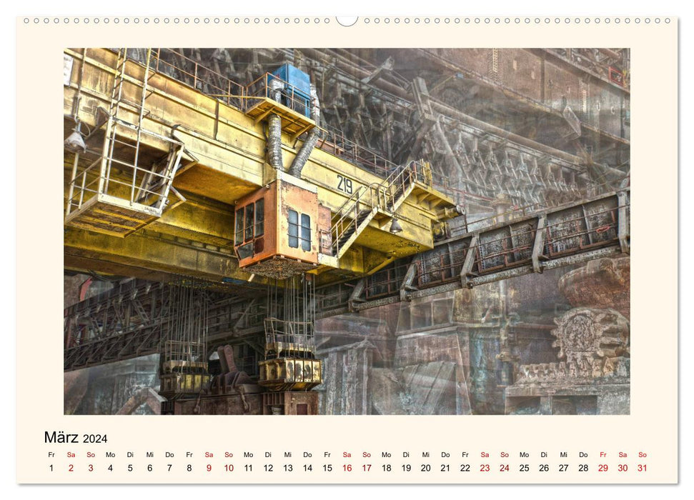Brandenburg Industriemuseum (CALVENDO Wandkalender 2024)