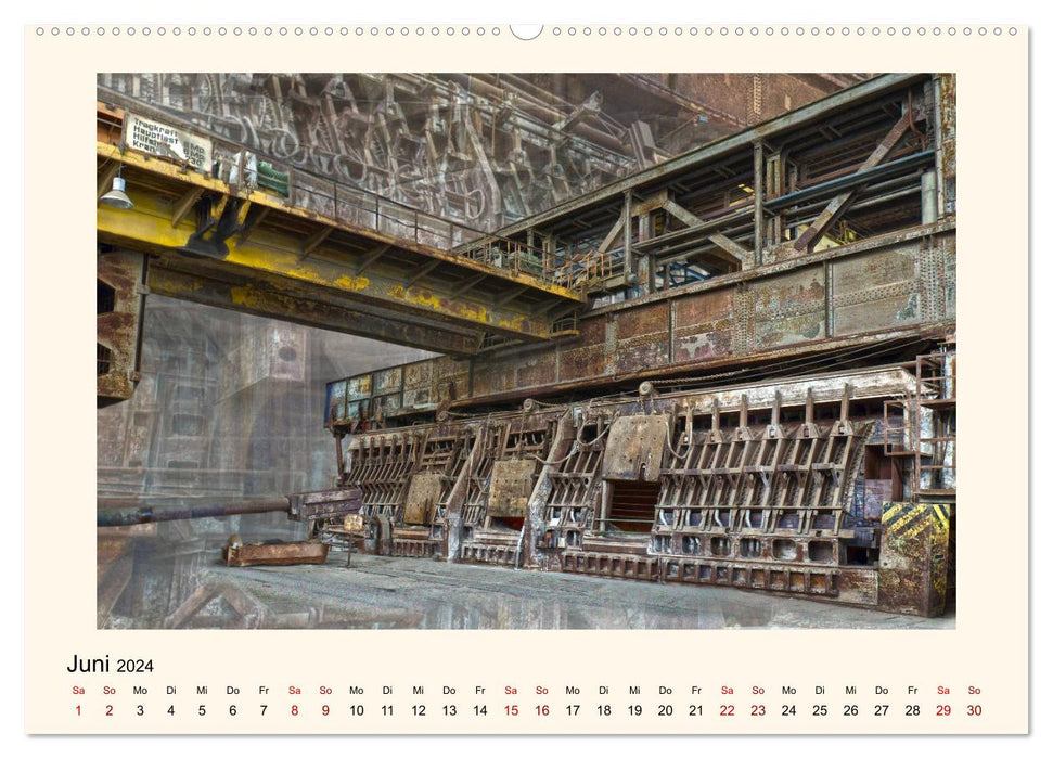 Musée industriel de Brandebourg (calendrier mural CALVENDO 2024) 