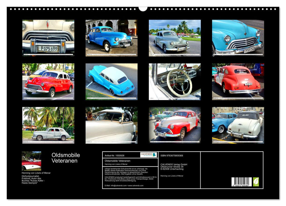 Oldsmobile Veteranen - Die ersten Nachkriegsmodelle (CALVENDO Wandkalender 2024)