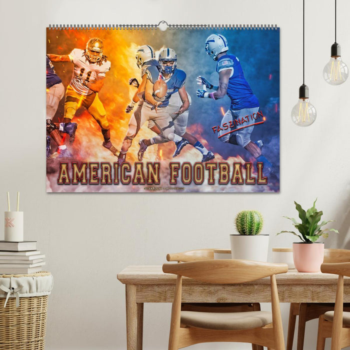 Fascination Football Américain (Calendrier mural CALVENDO 2024) 