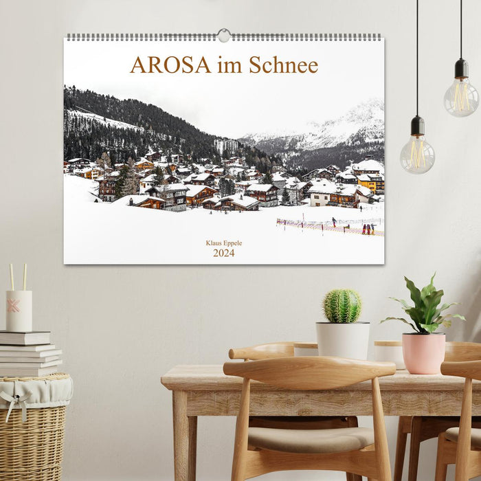 AROSA im Schnee (CALVENDO Wandkalender 2024)