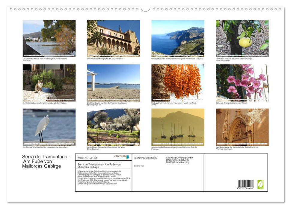 Serra de Tramuntana - Am Fuße von Mallorcas Gebirge (CALVENDO Wandkalender 2024)