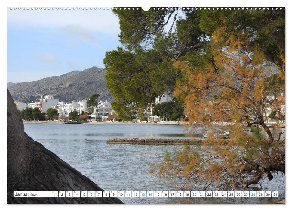 Serra de Tramuntana - Au pied des montagnes de Majorque (Calendrier mural CALVENDO 2024) 