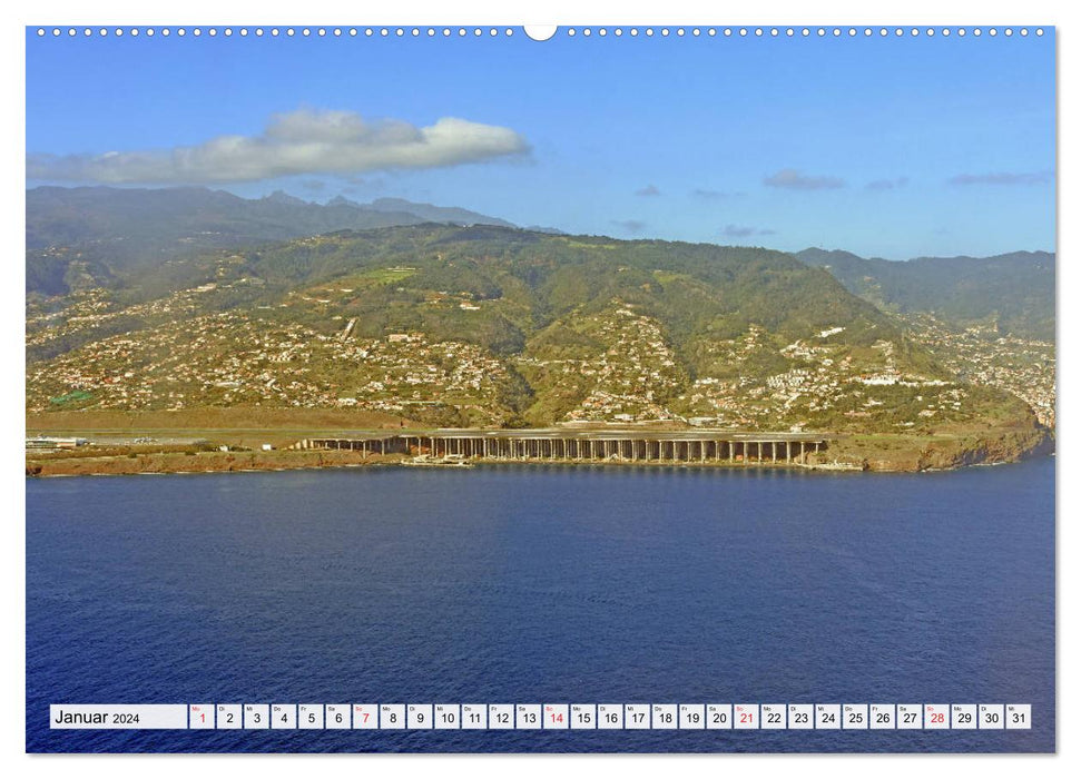 FUNCHAL, Madeiras sehenswerte Metropole (CALVENDO Premium Wandkalender 2024)