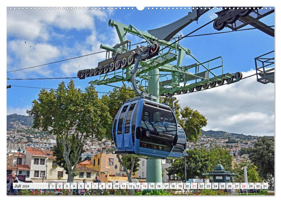 FUNCHAL, Madeiras sehenswerte Metropole (CALVENDO Premium Wandkalender 2024)