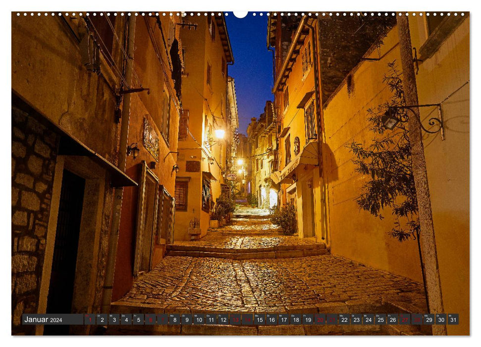 Rovinj, Perle Istriens (CALVENDO Premium Wandkalender 2024)