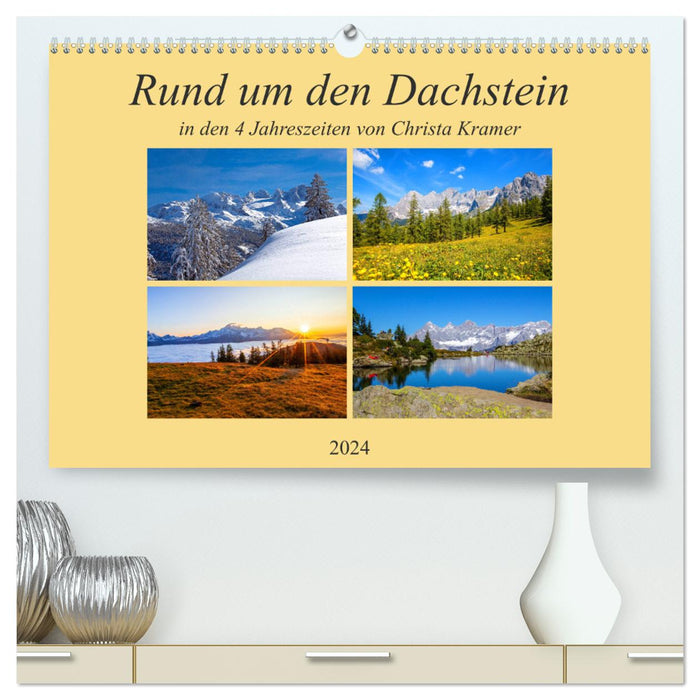 Autour du Dachstein (Calendrier mural CALVENDO Premium 2024) 