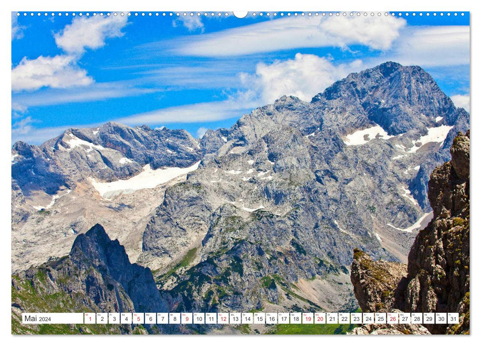 Rund um den Dachstein (CALVENDO Premium Wandkalender 2024)