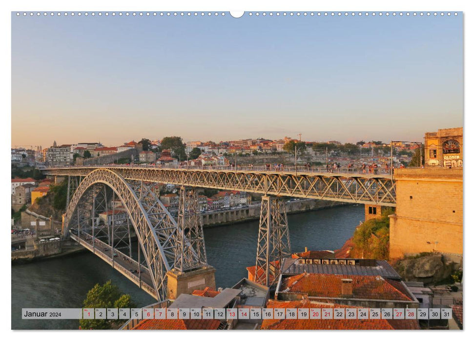 Von Porto nach Santiago de Compostela (CALVENDO Premium Wandkalender 2024)