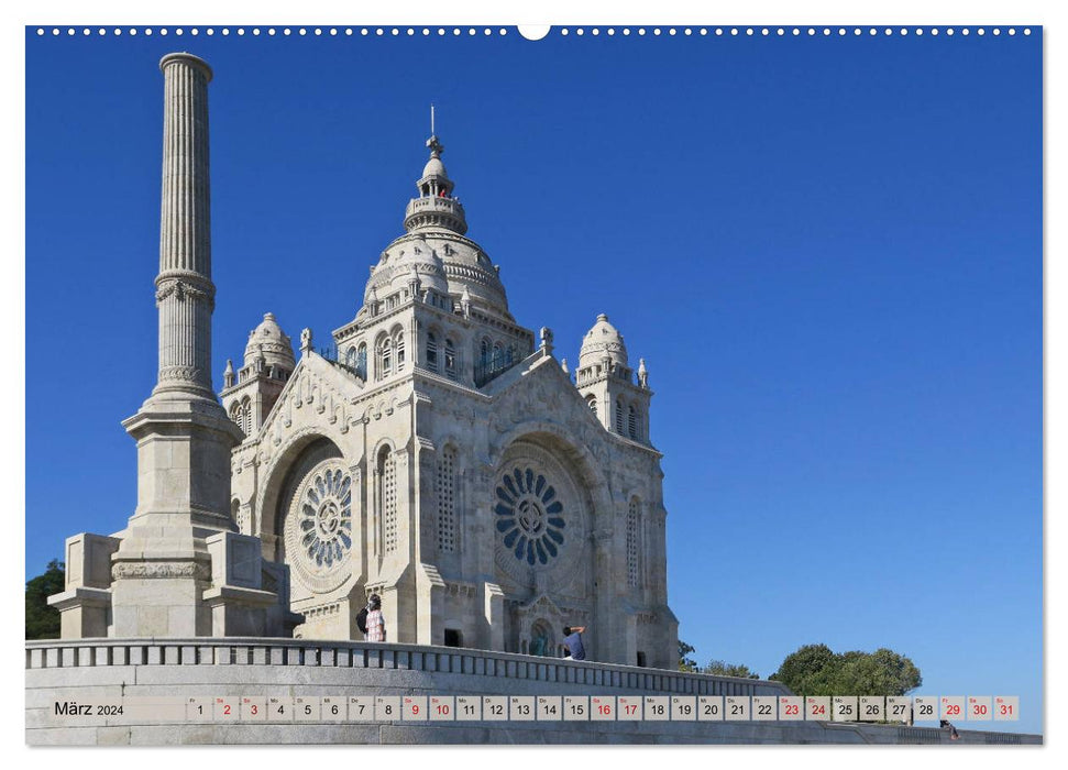 De Porto à Saint-Jacques-de-Compostelle (Calvendo Premium Wall Calendar 2024) 