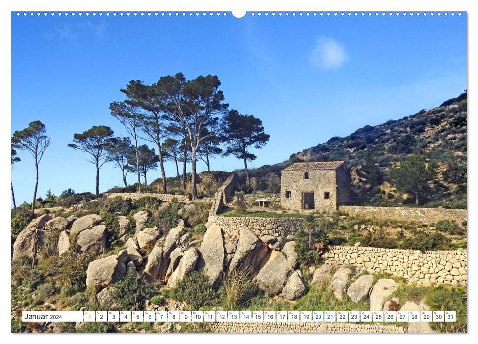 Serra de Tramuntana - Spectacular mountains in Mallorca (CALVENDO wall calendar 2024) 