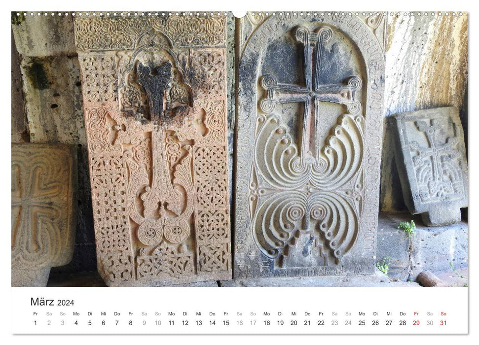 Armenia KULT.L - Culture - Monasteries - Landscapes - Silk Road (CALVENDO Wall Calendar 2024) 