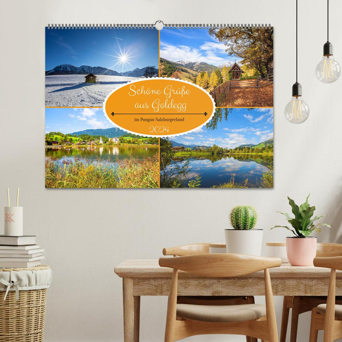 Greetings from Goldegg (CALVENDO wall calendar 2024) 