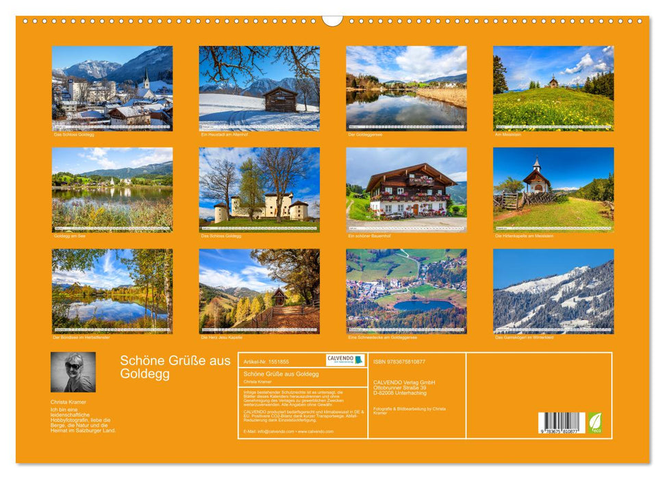 Greetings from Goldegg (CALVENDO wall calendar 2024) 