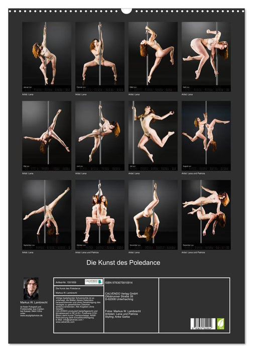 The art of pole dancing (CALVENDO wall calendar 2024) 