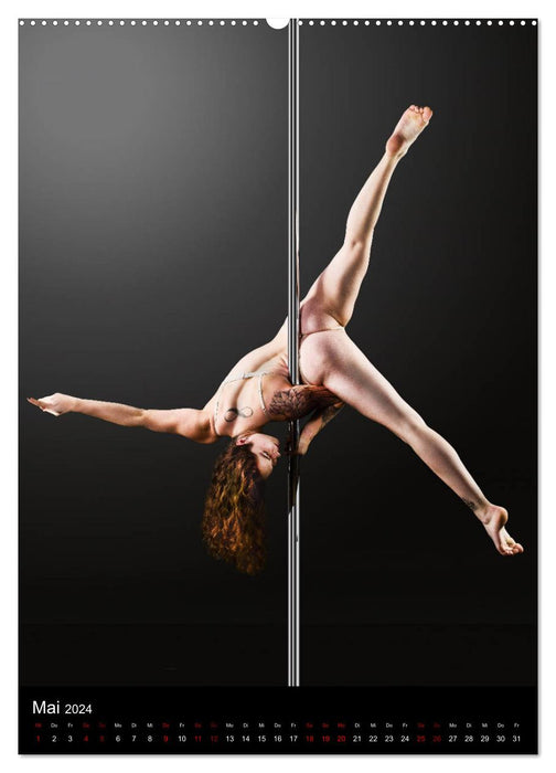 The art of pole dancing (CALVENDO wall calendar 2024) 