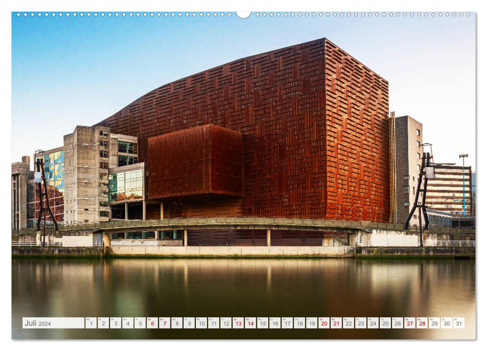 Bilbao. Metropolis on the Bay of Biscay. (CALVENDO Premium Wall Calendar 2024) 