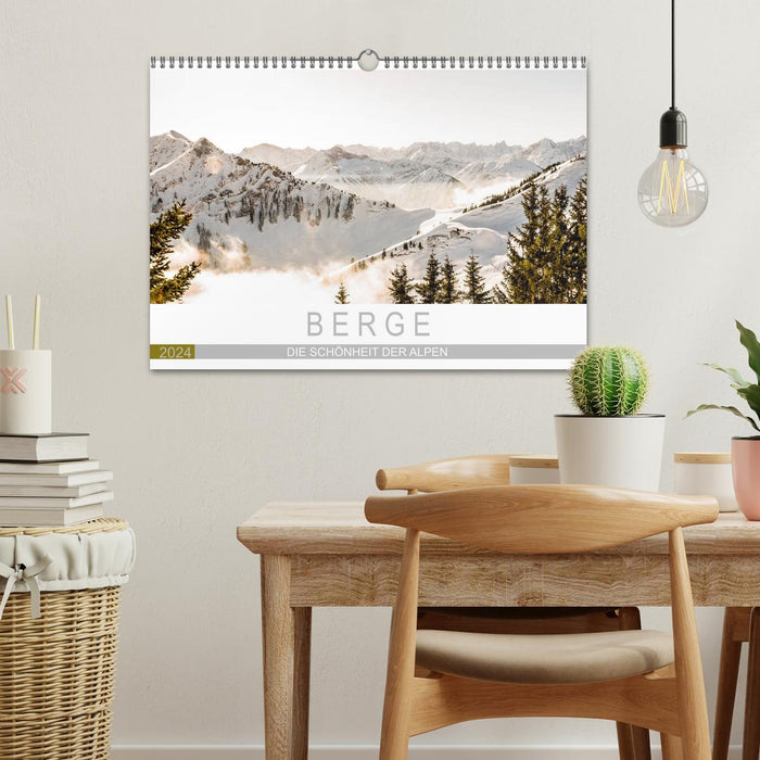 Mountains - The beauty of the Alps (CALVENDO wall calendar 2024) 