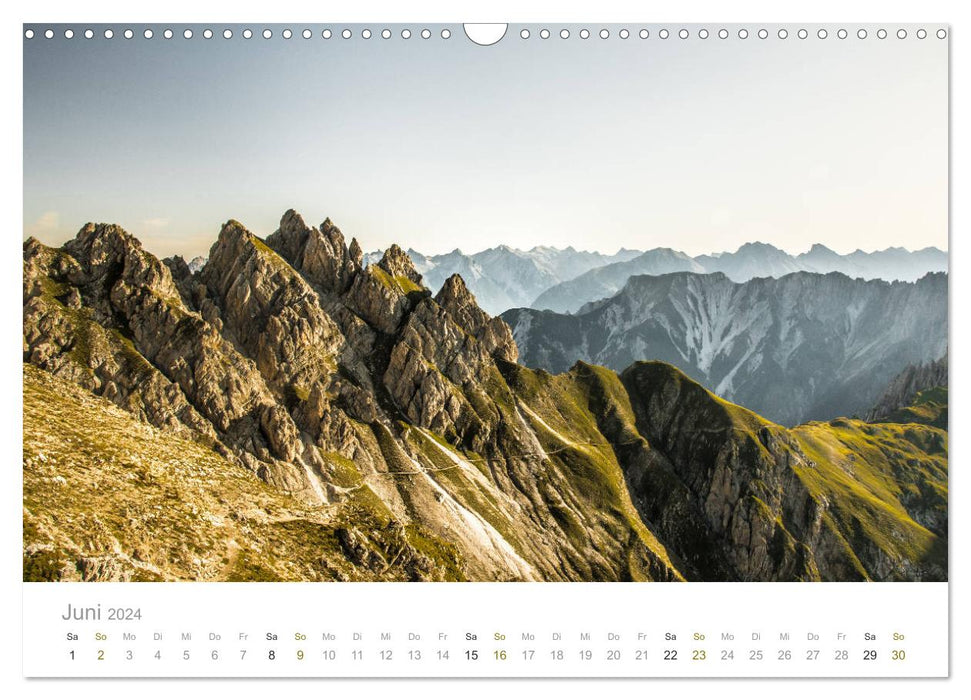 Berge - Die Schönheit der Alpen (CALVENDO Wandkalender 2024)