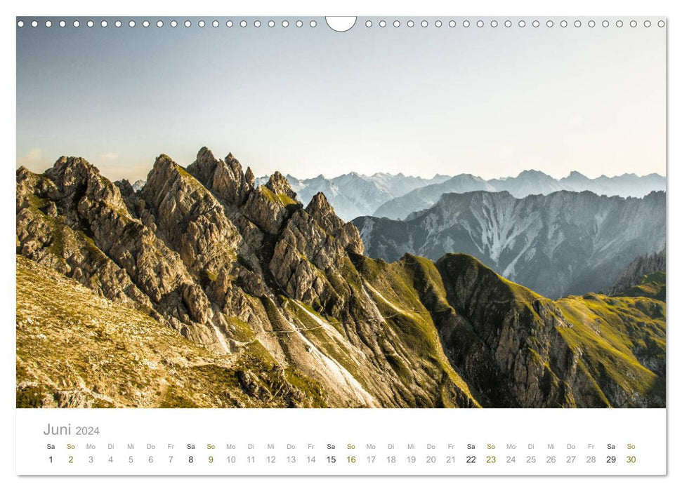 Mountains - The beauty of the Alps (CALVENDO wall calendar 2024) 