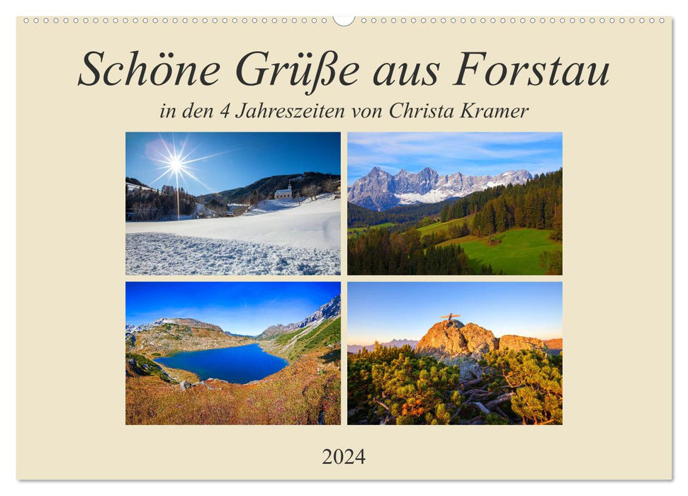 Greetings from Forstau (CALVENDO wall calendar 2024) 