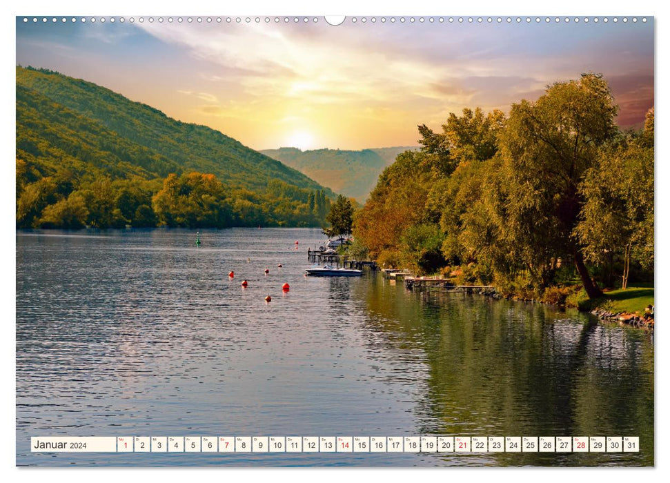 Trip to the Moselle (CALVENDO Premium Wall Calendar 2024) 