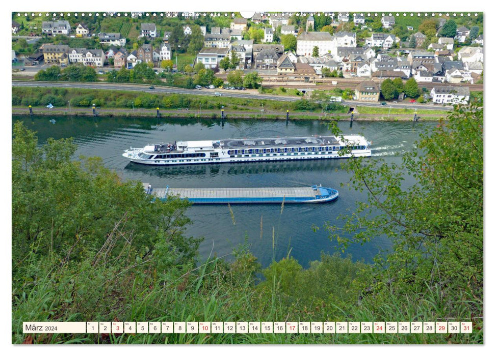 Trip to the Moselle (CALVENDO Premium Wall Calendar 2024) 