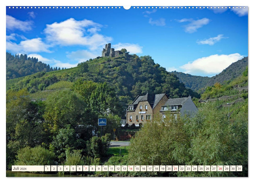 Trip to the Moselle (CALVENDO Premium Wall Calendar 2024) 