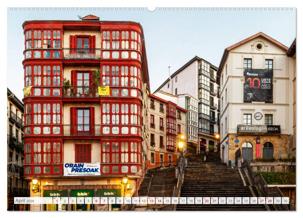 Bilbao. Metropole an der Biskaya. (CALVENDO Wandkalender 2024)