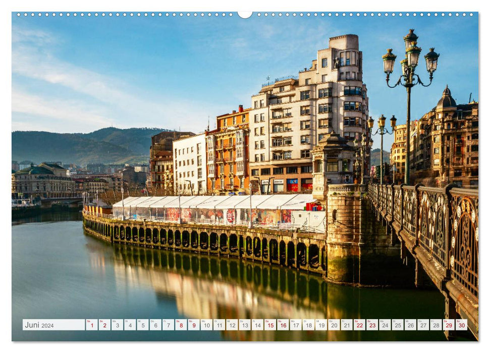 Bilbao. Metropolis on the Bay of Biscay. (CALVENDO wall calendar 2024) 