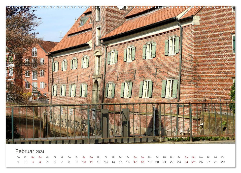 In the heart of Stade (CALVENDO Premium Wall Calendar 2024) 