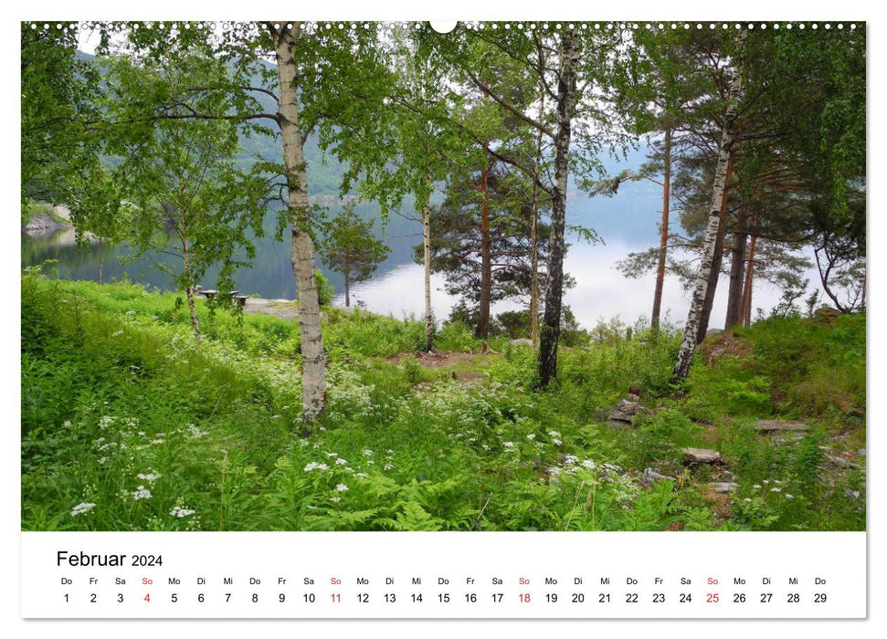 Spring in Southwest Norway (CALVENDO Premium Wall Calendar 2024) 