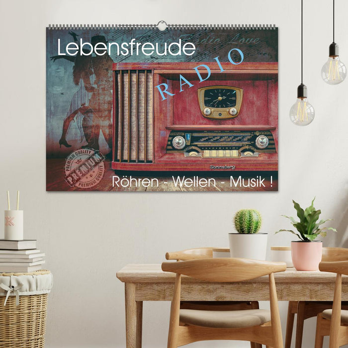 Joie de vivre radio (CALVENDO wall calendar 2024) 