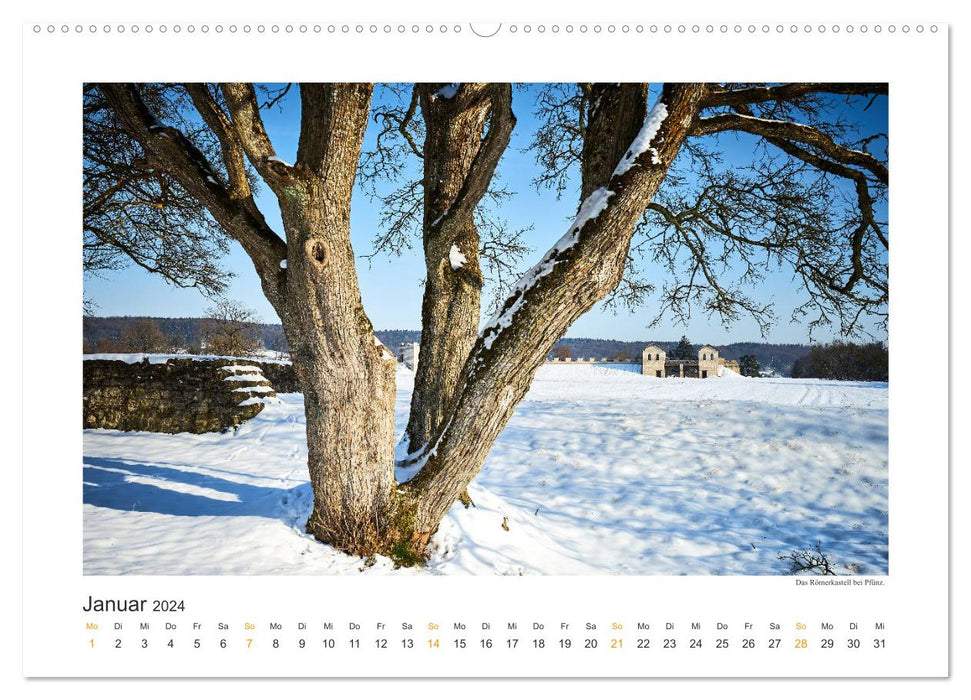 Landscapes of the Altmühltal (CALVENDO Premium Wall Calendar 2024) 