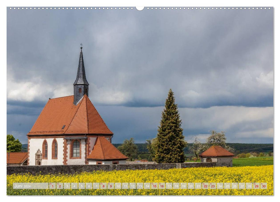 Ins Land der Franken fahren (CALVENDO Wandkalender 2024)