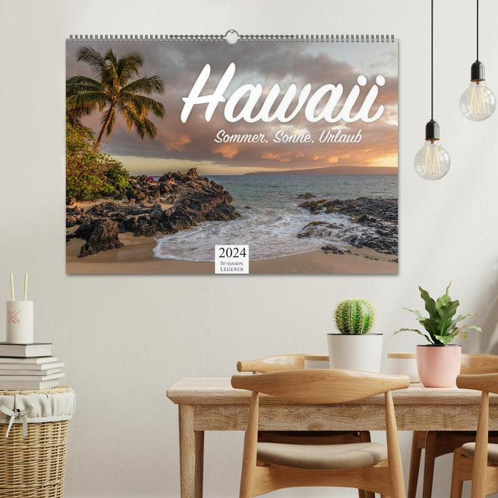 Hawaii - Sommer, Sonne, Urlaub (CALVENDO Wandkalender 2024)