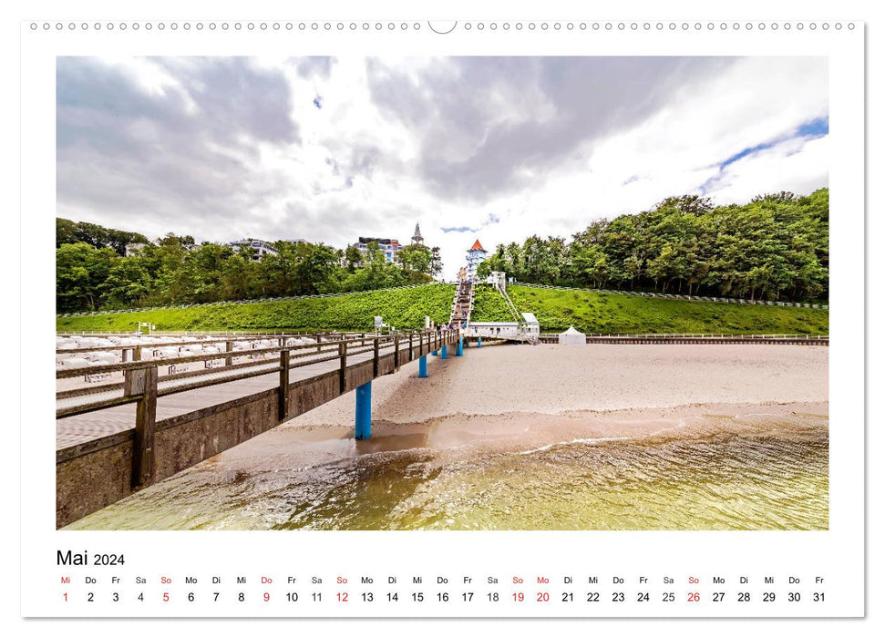 STRANDLUST Insel Rügen (CALVENDO Premium Wandkalender 2024)