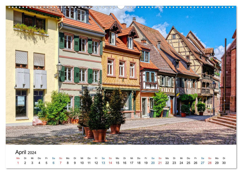 Ladenburg - Spätmittelalter am Neckar (CALVENDO Wandkalender 2024)