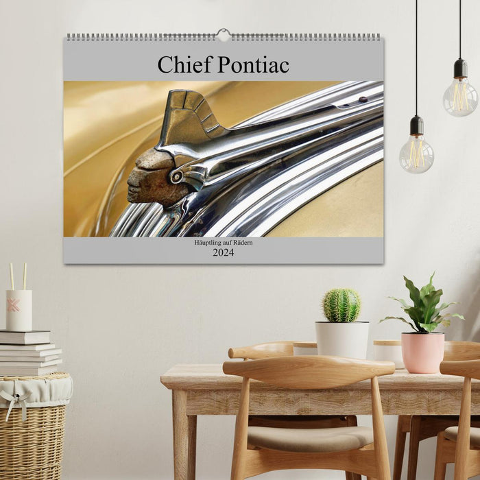 Chief Pontiac - Häuptling auf Rädern (CALVENDO Wandkalender 2024)