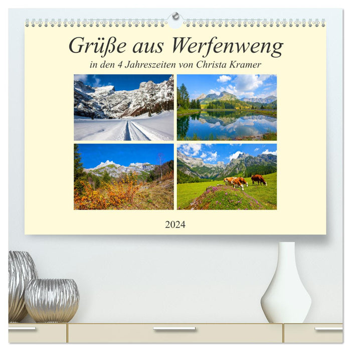 Grüße aus Werfenweng (CALVENDO Premium Wandkalender 2024)