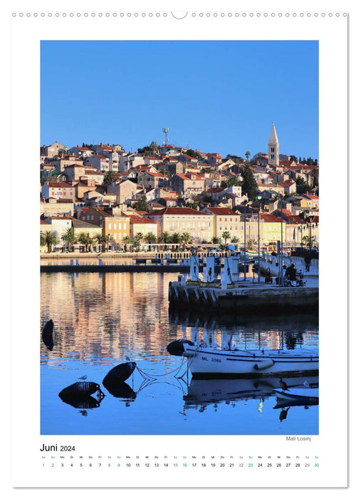 Croatia's island magic, Cres and Losinj (CALVENDO wall calendar 2024) 